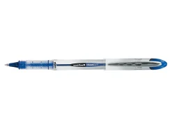 Uni-Ball Vision Elite Rollerball Pen, Bold Point, 0.8 mm, Light Gray Barrel, Blue Ink