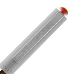 uni-ball® Vision™ Liquid Ink Rollerball Pen, Fine Point, 0.7 mm, Gray Barrel, Red Ink