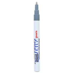 Uni-Paint® Markers, Medium Point, Silver, Pack Of 12