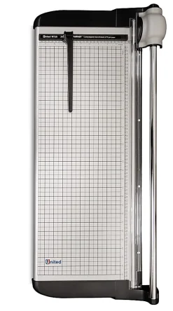 United Commercial Rotary Paper Trimmer, 26ā, Silver