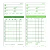 uPunch All Pay Periods Time Cards, 2-Sided, 3.5" x 7.5", Green, Pack Of 50, HNTCG1050