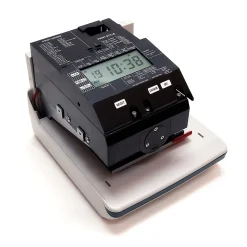 uPunch Digital Time Clock And Date Stamp Bundle, Unlimited Employees, 8”H x 6-13/16”W x 6”W, Black