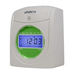 uPunch Electronic Non-Calculating Time Clock, 11.25