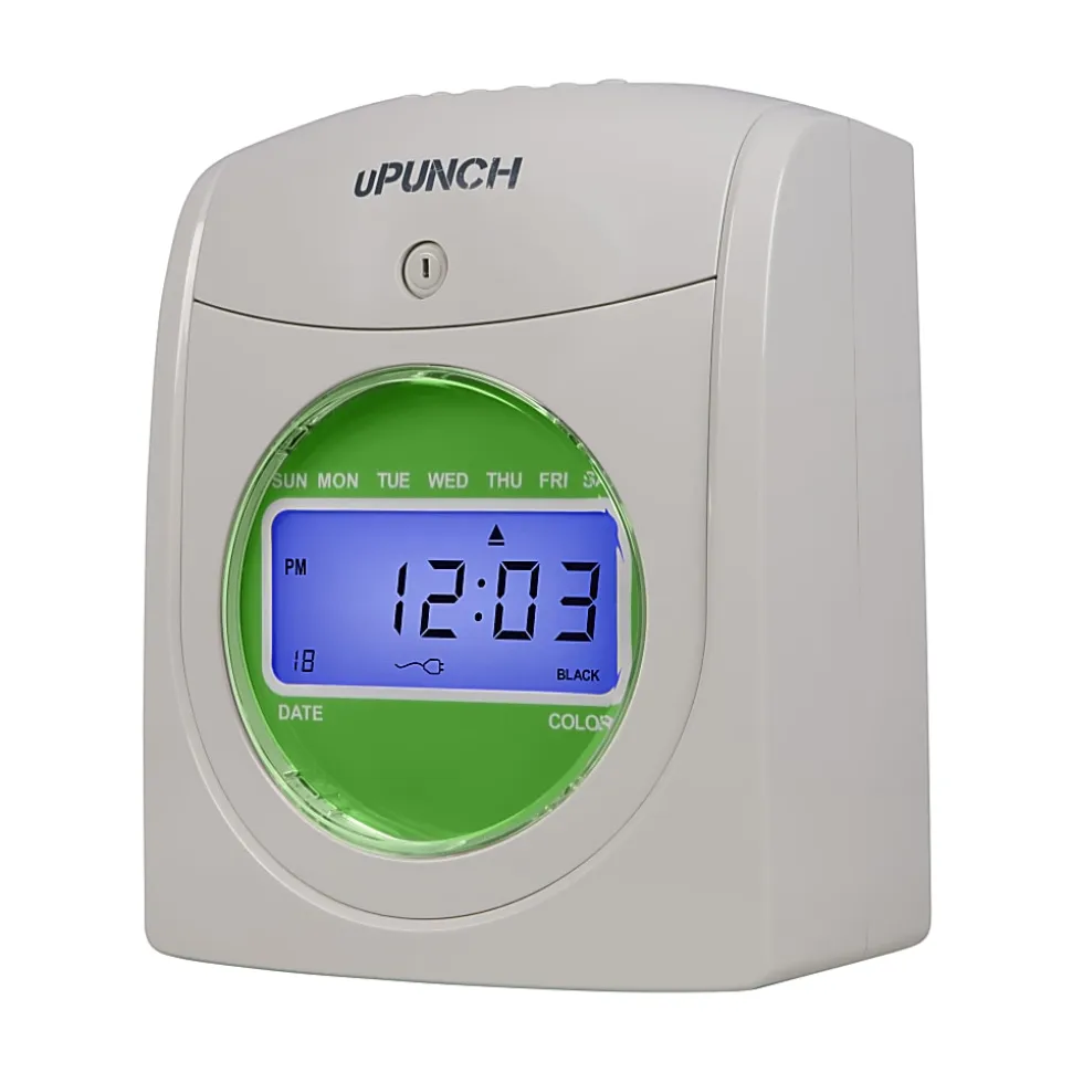 uPunch Electronic Non-Calculating Time Clock, 11.25"H x 7"W x 10.25"D, HN1500