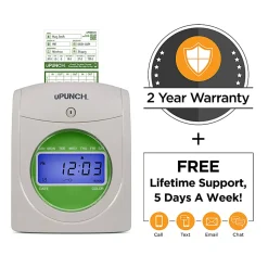 uPunch Electronic Non-Calculating Time Clock, 11.25