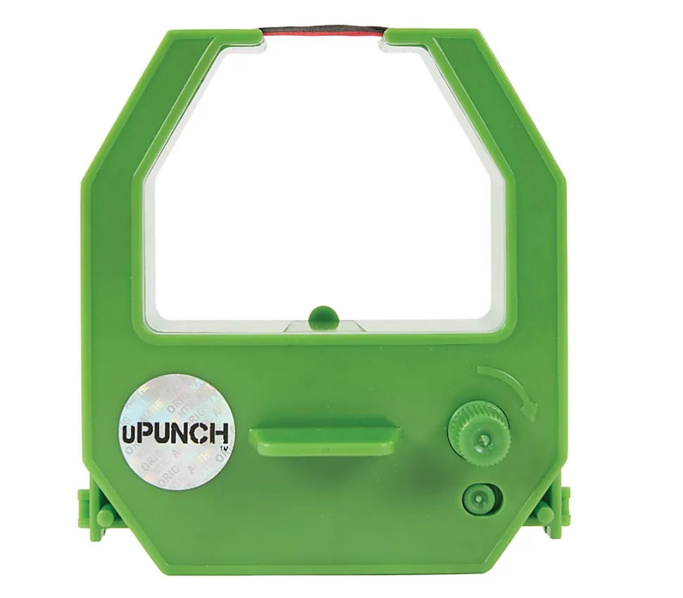uPunch™ Time Clock HN1000/HN3000/HN5000 Replacement Ribbon Cartridge, Red/Black