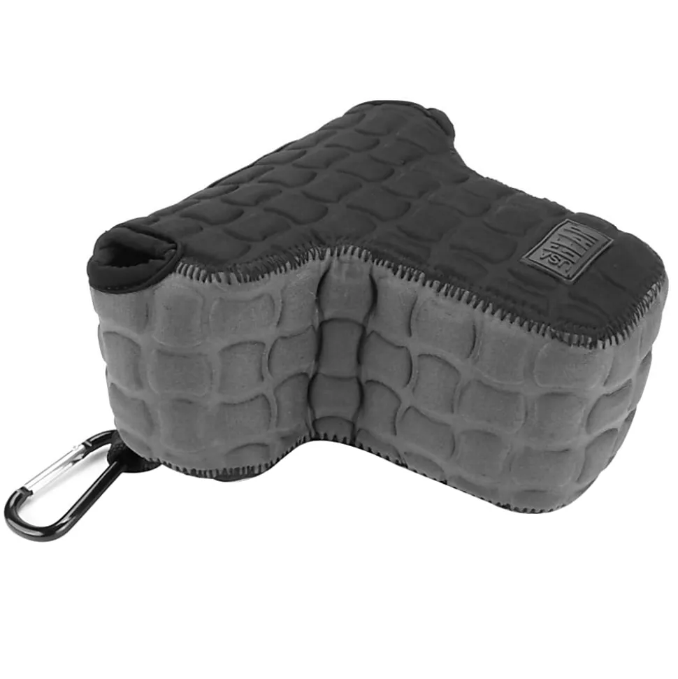 USA Gear® FlexARMOR X Neoprene Sleeve For Digital SLR Cameras, 6.0"H x 5.75"W x 3.0"D, Black