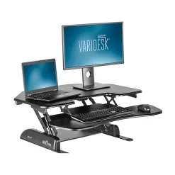 VariDesk Cube Series Corner Standing Desk Riser, 17-1/2