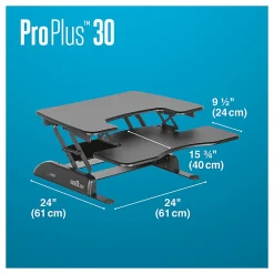 VariDesk ProPlus Manual Standing Desk Riser, 30