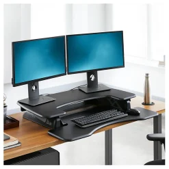 VariDesk ProPlus Manual Standing Desk Riser, 36"W x 41-3/4 "D, Black
