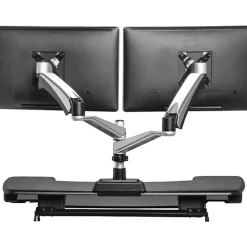 Vari Dual-Monitor Arm 360, Gray