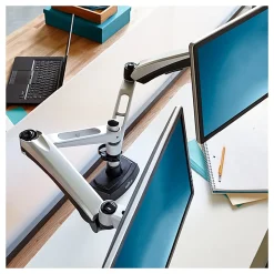 Vari Dual-Monitor Arm 360, Gray