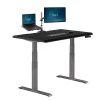 VARI Electric Standing Desk With ComfortEdge, 60"W, Black