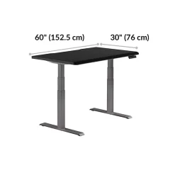 VARI Electric Standing Desk With ComfortEdge, 60