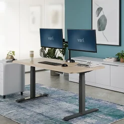 VARI Electric Standing Desk With ComfortEdge, 60