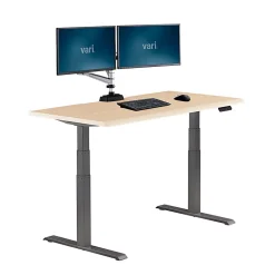 VARI Electric Standing Desk With ComfortEdge, 60