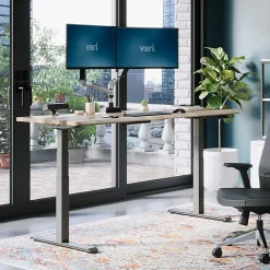 VARI Electric Standing Desk With ComfortEdge, 72