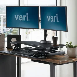 VARI VARIDESK ProPlus 36 Electric Standing Desk Converter, 6