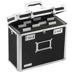 Vaultz® Locking Storage File Tote, Letter Size, 12 1/4