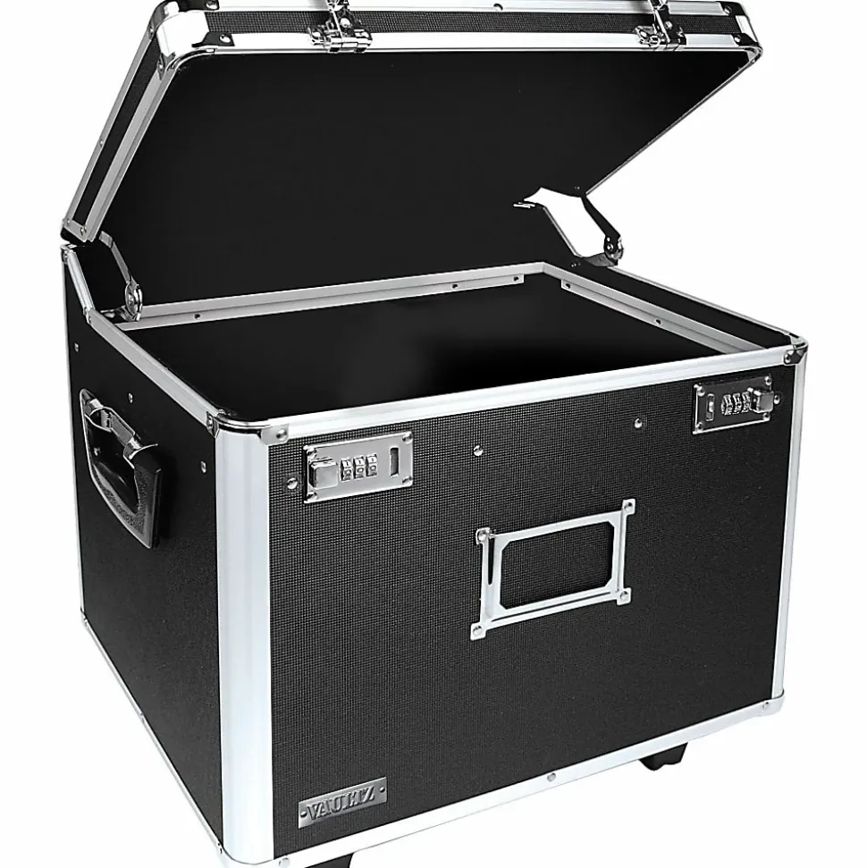 Vaultz Mobile File Chest; Letter/Legal; 15" H x 17 3/8" W X 3/8 W X 14 3X8 "D