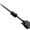 V7 - DVI cable - dual link - DVI-D (M) to DVI-D (M) - 6 ft - black
