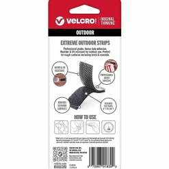 VELCRO® Brand Extreme Outdoor Sticky Back Strips, 4