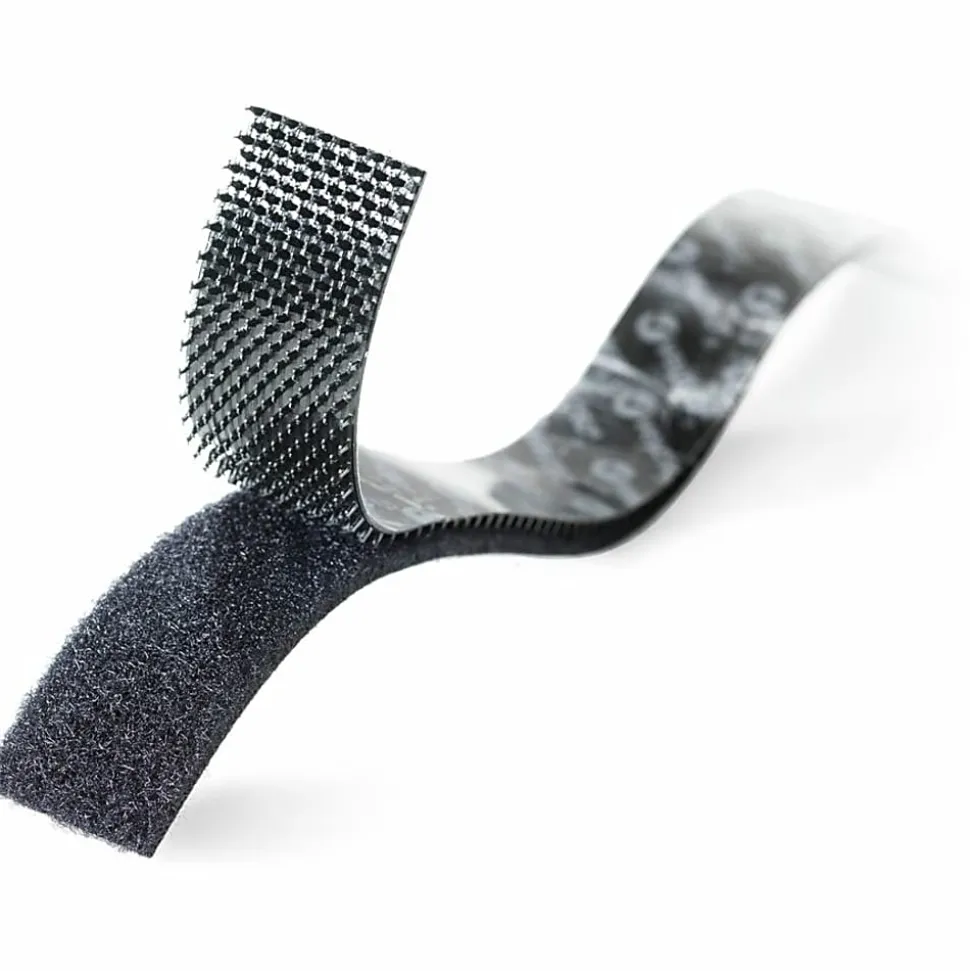 VELCRO® Brand Industrial Strength Velcro Self Stick Tape, 10"W x 1', Black