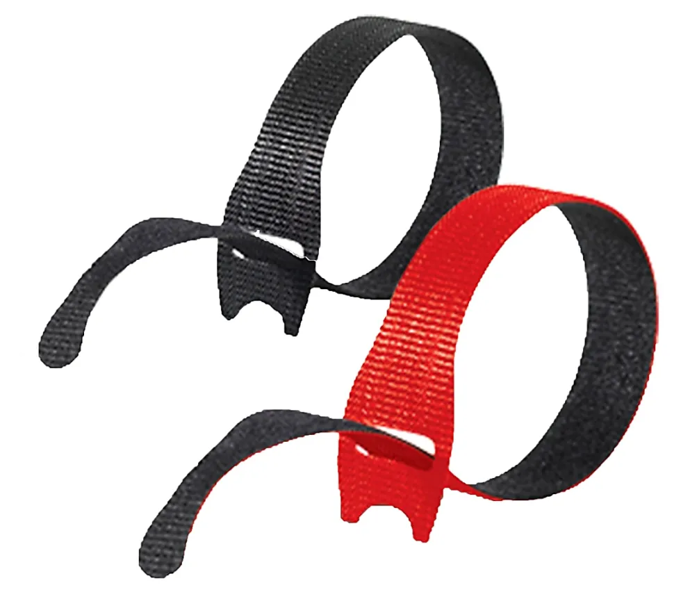 VELCRO® Brand ONE-WRAP® Thin Ties, 8" x 1/2", Assorted Colors, Pack Of 100 Ties