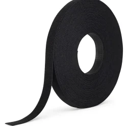 VELCRO® Brand One-Wrap Tie Bulk Roll, 0.75" x 75', Black