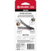 VELCRO® Brand Sticky Back ALFA-LOK® Outdoor Extreme Lock Fasteners, 3" x 1", Black, Total Qty 8