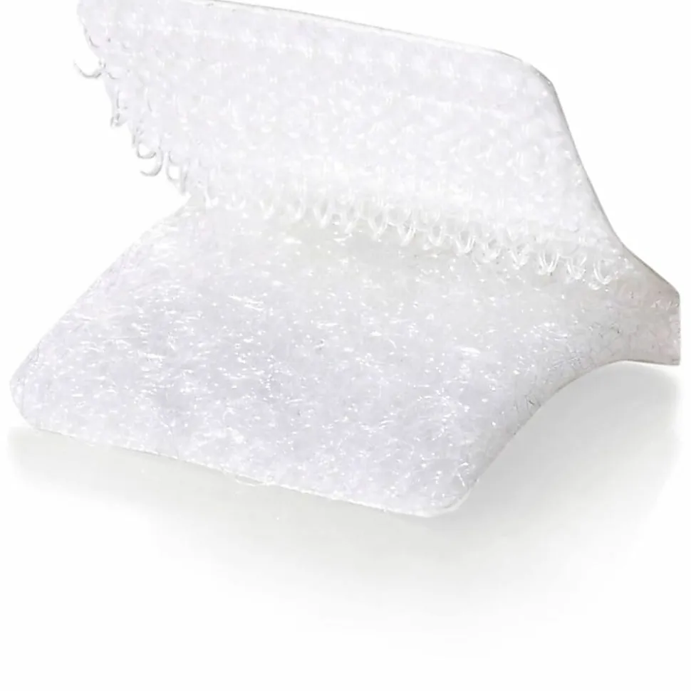 VELCRO® Brand Sticky Back Fastener Squares, 7/8" x 7/8", White, Pack Of 32