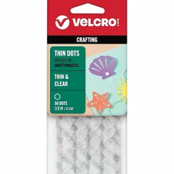 VELCRO® Brand Thin Sticky Back Fasteners, 5/16", Total Qty 56