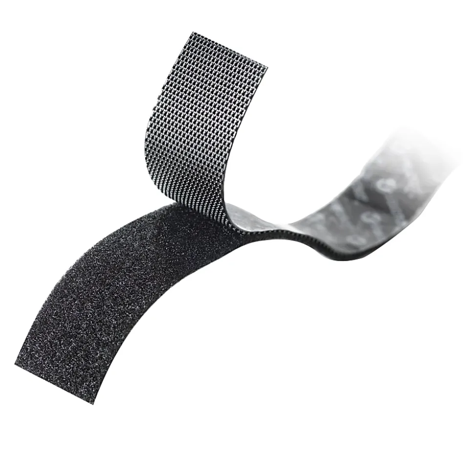 VELCRO® Brand ULTRA-MATE® Self Stick Tape, 1" x 120", Black