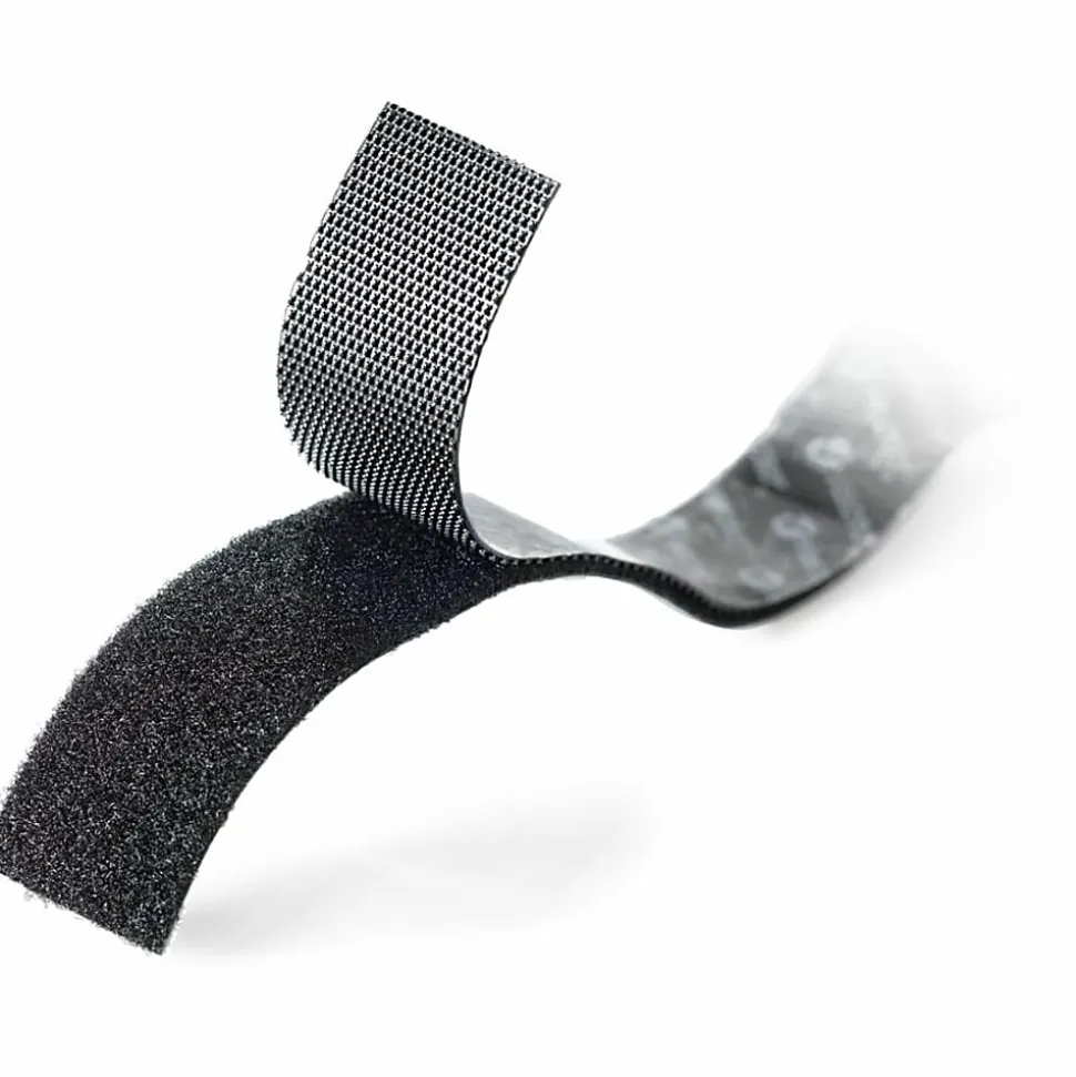 VELCRO® Brand ULTRA-MATE® Self Stick Tape, 1" x 120", Black