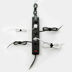 VELCRO® Brand VELCRO Brand Reusable Self-Gripping Cable Ties - Tie - Black - 25 Pack