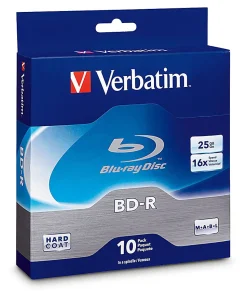 Verbatim® BD-R 25GB 16X Disc Spindle, Box Of 10