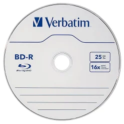 Verbatim® BD-R 25GB 16X Disc Spindle, Box Of 10