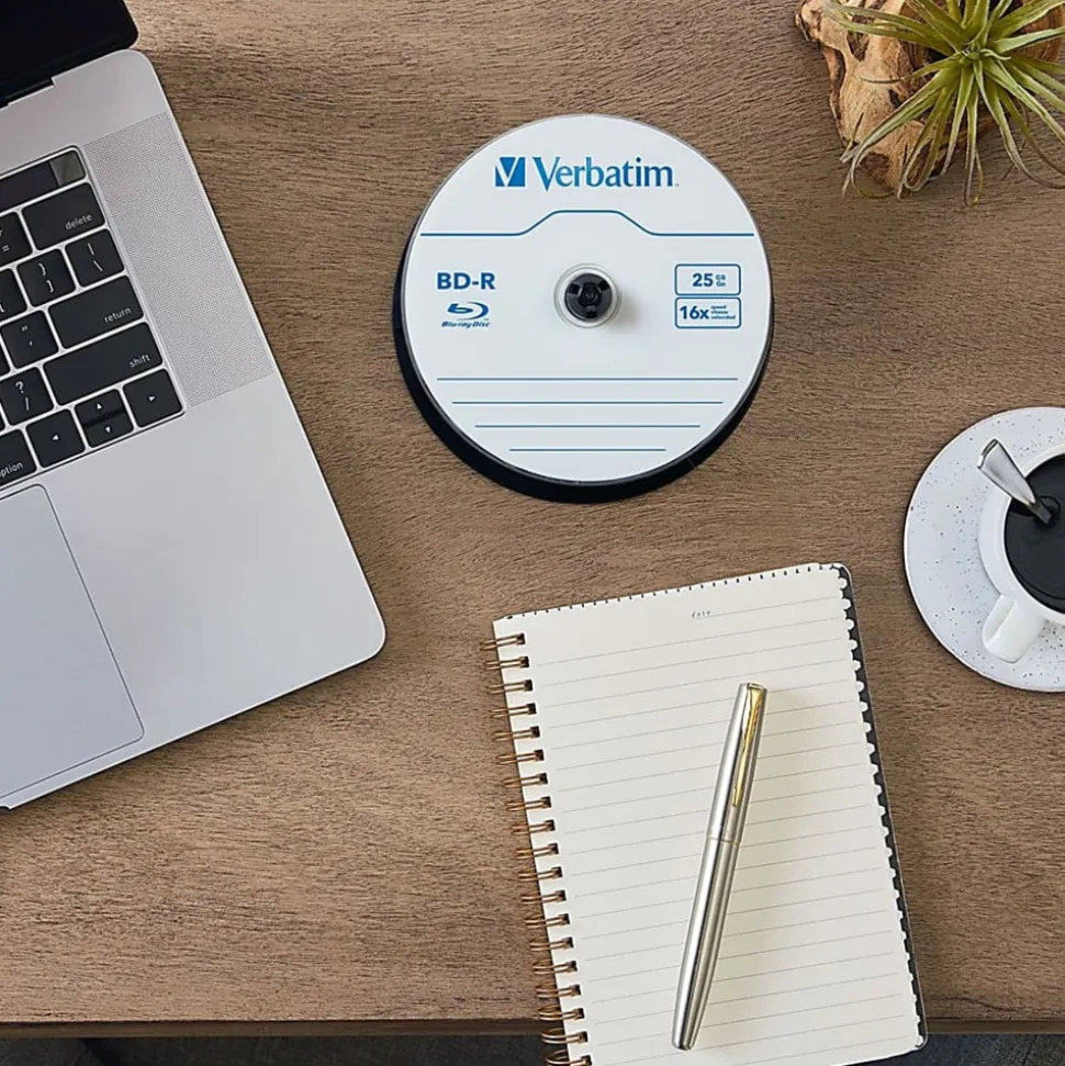 Verbatim BD-R 25GB 16X with Branded Surface - 50pk Spindle - 50pk Spindle