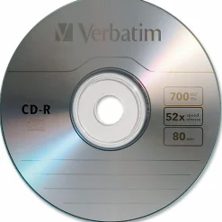 Verbatim® CD-R Spindle, 700MB, Pack of 50