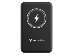 Verbatim Charge 'n' Go Magnetic Wireless Power Bank, Black, 32240