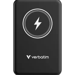 Verbatim Charge 'n' Go Magnetic Wireless Power Bank, Black, 32240