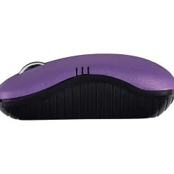 Verbatim Commuter Series Cordless Optical Computer Mouse, Matte Purple, 99781