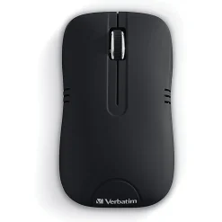 Verbatim® Commuter Series USB Type-A Wireless Notebook Optical Mouse, Matte Black, 99765