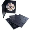 Verbatim® DVD Trim Cases, Black, Pack Of 50 Cases