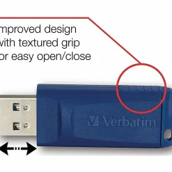 Verbatim 8GB USB Flash Drive, Pack of 5