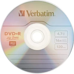 Verbatim® Life Series DVD+R Spindle, Pack Of 50