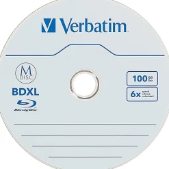 Verbatim M DISC BDXL - 6x - 100 GB - 1 Pack Jewel Case - 1pk Jewel Case