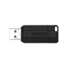 Verbatim® PinStripe USB Flash Drive, 32GB, Black