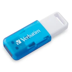 Verbatim® SeaGlass USB 2.0 Flash Drives, 64GB, Assorted Colors, Pack Of 2