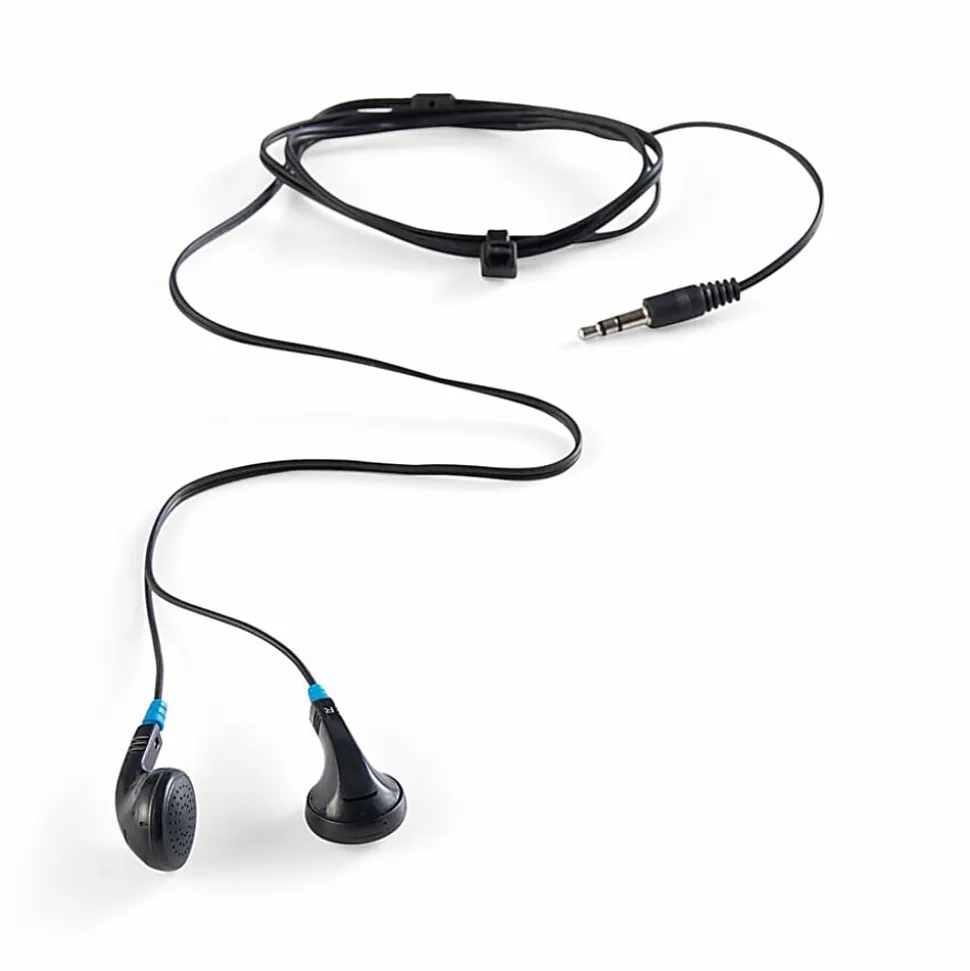 Verbatim Stereo Earphones - Stereo - Black - Mini-phone - Wired - Earbud - Binaural